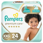 FRALDA PAMPERS PREMIUM CARE XXG 24UN MEGA