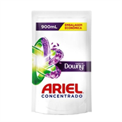 DETERGENTE LIQUIDO ARIEL CONCENTRADO TOQUE DOWNY SACHE 900ML