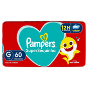 FRALDA PAMPERS SUPERSEQUINHA G 60UN SUPER
