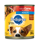 PEDIGREE ADULTO PED CARNE 290GR LATA