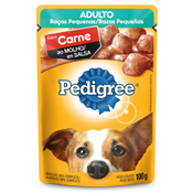 PEDIGREE ADULTO RACAS PEQUENAS CARNE AO MOLHO 100GR SACHE
