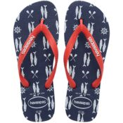 HAVAIANAS TOP NAUTICAL MARINHO / VERMELHO RUBI 37/38