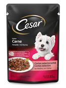 CESAR ADULTO CARNE ASSADA AO MOLHO 85GR SACHE