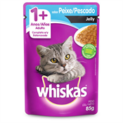 WHISKAS JELLY ADULTO PEIXE 85GR SACHE