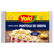 POPCORN YOKI MICRO MANTEIGA CINEMA 100GR