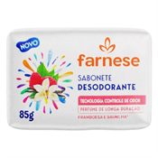 SABONETE FARNESE DESODORANTE FRAMBOESA E BAUNILHA 85GR