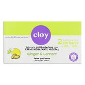 SABONETE HIDRATANTE CLOY GINGER & LEMON ANTIBAC 2X80GR