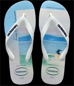 HAVAIANAS HYPE BRANCO / BRANCO / AZUL MARINHO 45/46