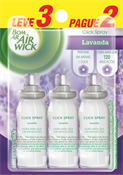 DESODORIZADOR BOM AR CLICK SPRAY LAVANDA REFIL - LEVE 3UN PAGUE 3UN
