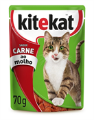 KIT E KAT SACHE ADULTO CARNE 70GR