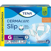 FRALDA TENA SLIP DERMACARE G COM 16 UN