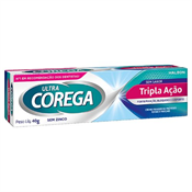 CREME FIXADOR DE DENTADURAS COREGA ULTRA SEM SABOR 40GR