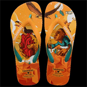 HAVAIANAS GERANDO FALCOES LARANJA CITRUS 43/44