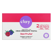 SABONETE HIDRATANTE CLOY RED FRUITS 2X80GR
