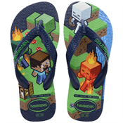 HAVAIANAS KIDS MINECRAFT MARINHO 33/34