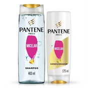 KIT PANTENE SHAMPOO 400ML + CONDICIONADOR MICELAR 175ML