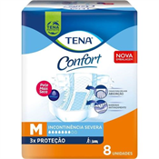 FRALDA TENA CONFORT M COM 8 UN
