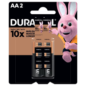 PILHA DURACELL AA PEQUENA C/2