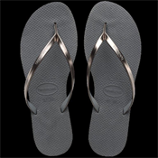 HAVAIANAS YOU METALLIC CINZA ACO / GRAFITE METALICO 39/40