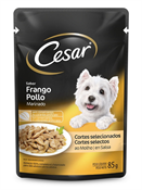 CESAR ADULTO FRANGO MARINADO AO MOLHO 85GR SACHE