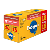 PEDIGREE ADULTO RACAS PEQUENAS CARNE AO MOLHO 100GR L18 P15 PROMO
