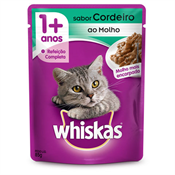 WHISKAS ADULTO CORDEIRO 85GR SACHE
