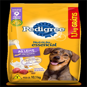 PEDIGREE NUTRICAO ESSENCIAL ADULTO AO LEITE 10,1KG PROMO