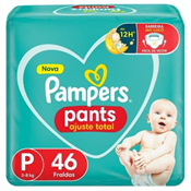 FRALDA PAMPERS CONFORTSEC PANTS P 46UN MEGA