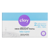 SABONETE HIDRATANTE CLOY MILK CARE 2X80GR
