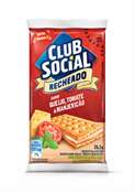 CLUB SOCIAL RECHEADO QUEIJO COM TOMATE 106GR