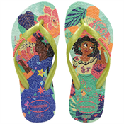 HAVAIANAS KIDS SLIM PRINCESS VERDE MATCHA 25/26