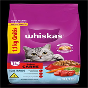 WHISKAS ADULTO CARNE 10,1KG PROMO