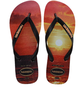 HAVAIANAS HYPE PRETO / PRETO / PESSEGO 43/44