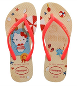 HAVAIANAS KIDS SLIM HELLO KITTY DOURADO 35/36