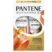 KIT PANTENE SHAMPOO 300ML+ CONDICIONADOR BIOTINAMINA 150ML