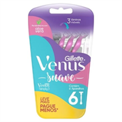 APARELHO DEPILAR VENUS 3 SUAVE DISPO C/6