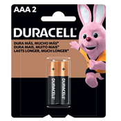 PILHA DURACELL AAA PALITO C/2