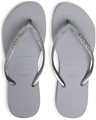 HAVAIANAS SLIM GLITTER CINZA GELO 43/44