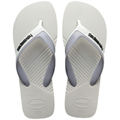 HAVAIANAS DUAL BRANCO / CINZA GELO 39/40
