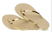 HAVAIANAS YOU METALLIC AREIA / DOURADO CLARO 37/38