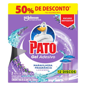 PATO GEL ADESIVO LAVANDA RF C/2 50%GTS SEG UN