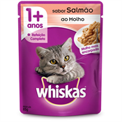 WHISKAS ADULTO SALMAO 85GR SACHE