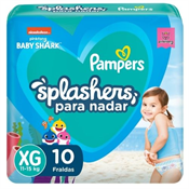 FRALDA PAMPERS SPLASHERS G/XG 10UN