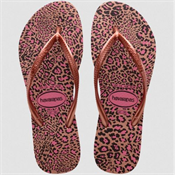 HAVAIANAS SLIM ANIMALS ROSA CROCUS / DOURADO BLUSH 35/36