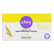 SABONETE HIDRATANTE CLOY AVEIA 2X80GR