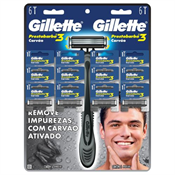 APARELHO PRESTOBARBA 3 CHAMPIONS CARVAO CT C/12