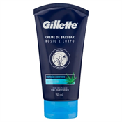 GILLETTE CREME BARBEAR CORPO E ROSTO 150G