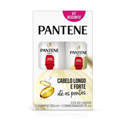 KIT PANTENE SHAMPOO 350ML+CONDICIONADOR CACHOS 175ML
