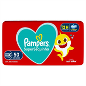 FRALDA PAMPERS SUPERSEQUINHA XXG 50UN SUPER