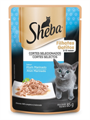 SHEBA FILHOTE ATUM MARINADO 85GR SACHE